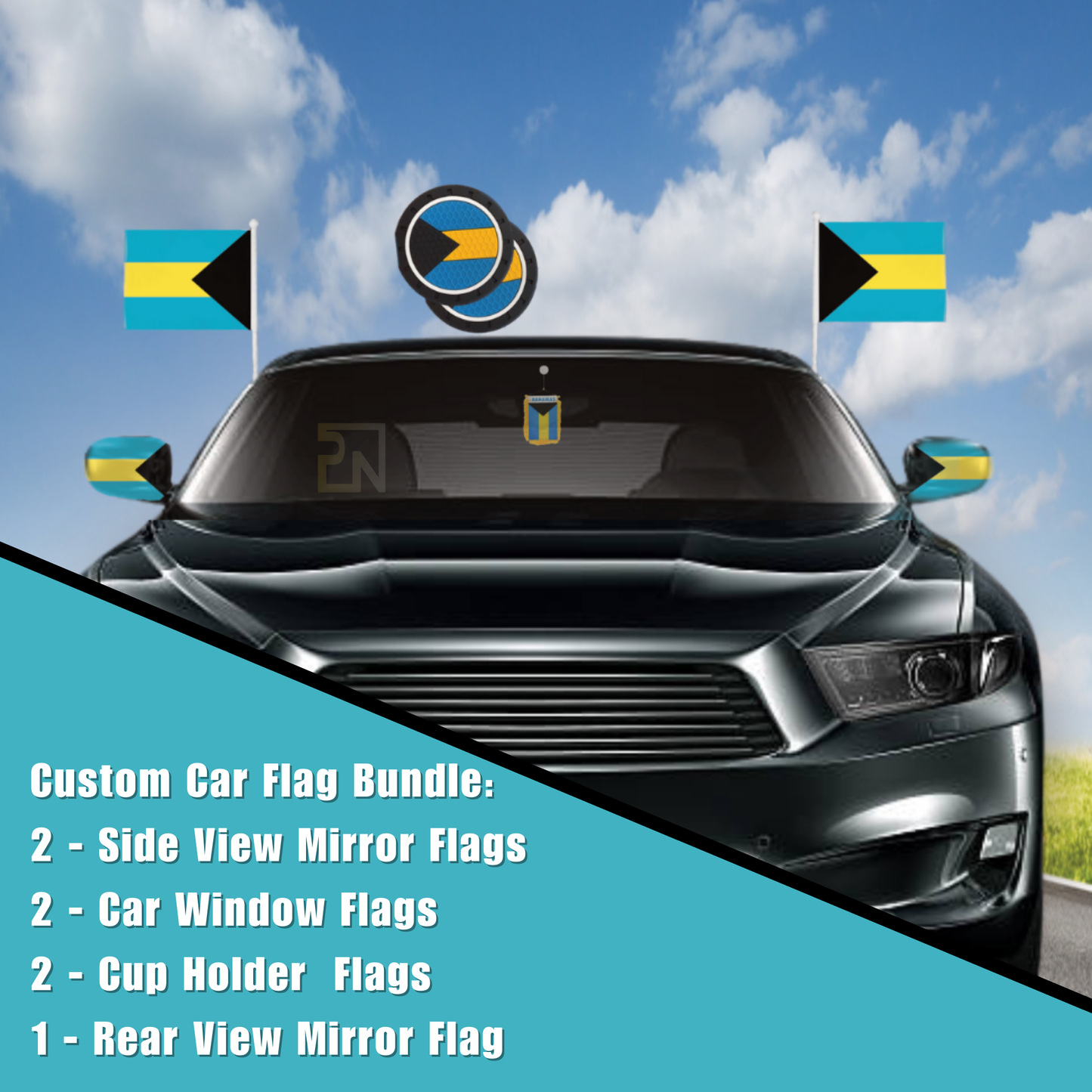 Custom Car Flag Bundle