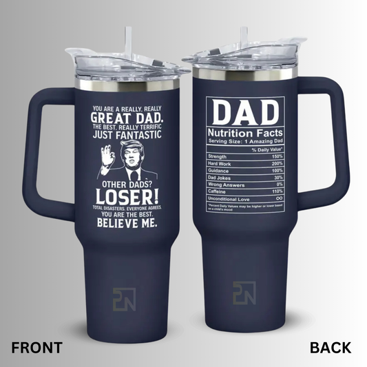 Nutritional Facts Tumbler